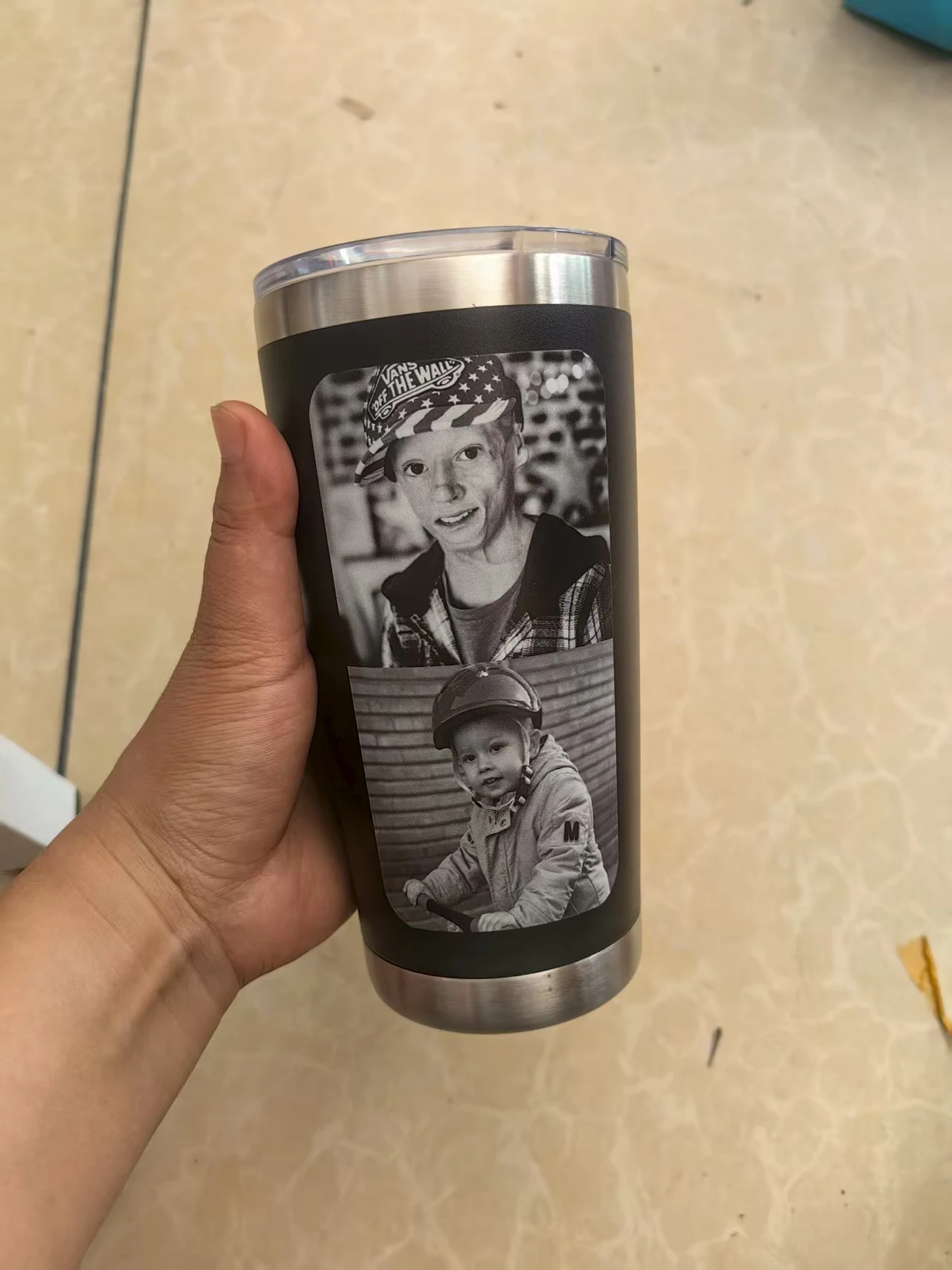 

Customized LOGO 20 oz Tumbler with Lid Stainless Steel Double Wall Vacuum Insulated Travel Mug Coffee Cup for Cold