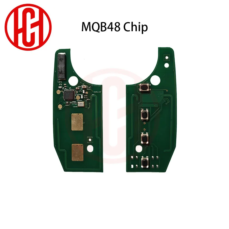 RX2RKEL9 Origianl 4A Chip PCB/MQB48 Chip 433MHz Flip SIP22 Car Remote Key 2ADFTFI5AM433TX For Jeep Renegade 2016 2017 2018