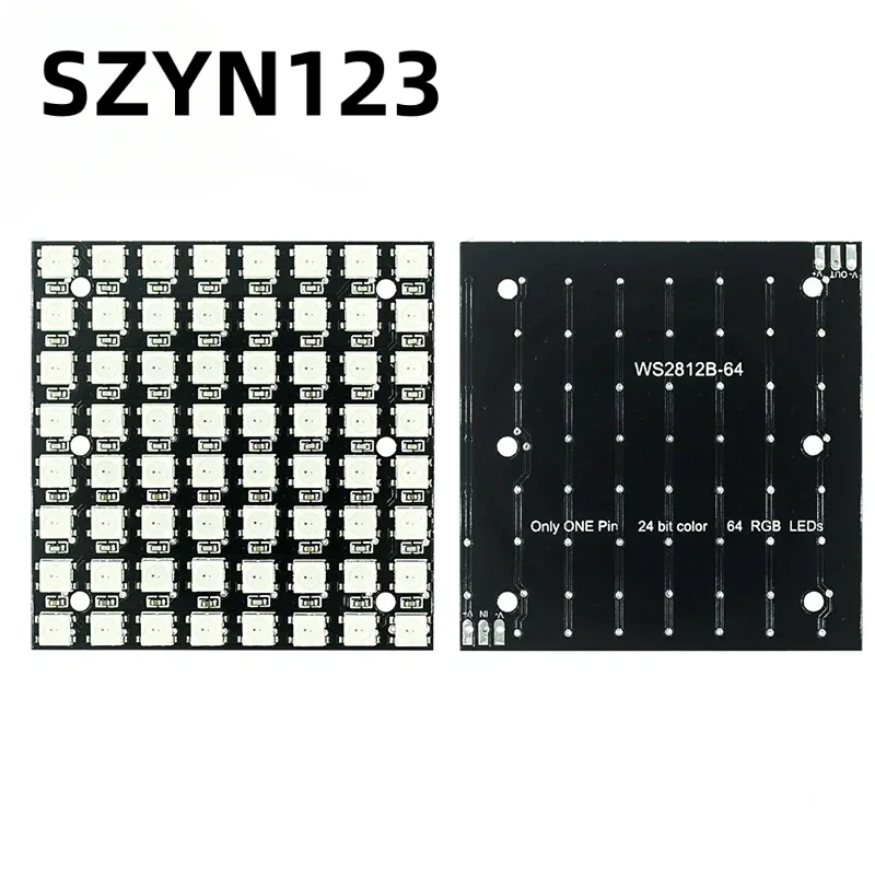 WS2812 LED 5050 RGB 8x8 64 LED Matrix for Arduino