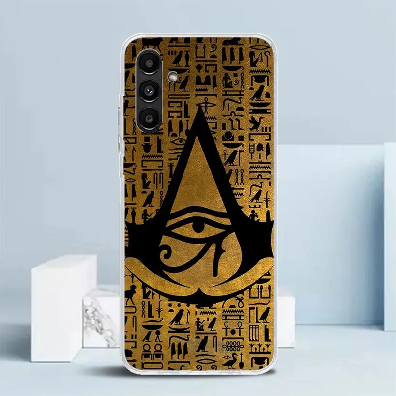 Sacred Eye of Horus Egypt Fresco Phone Case For Samsung Galaxy A55 A54 A52 A53 A15 A14 A12 A13 A25 A24 A22 A23 A35 A34 A32 A33 A