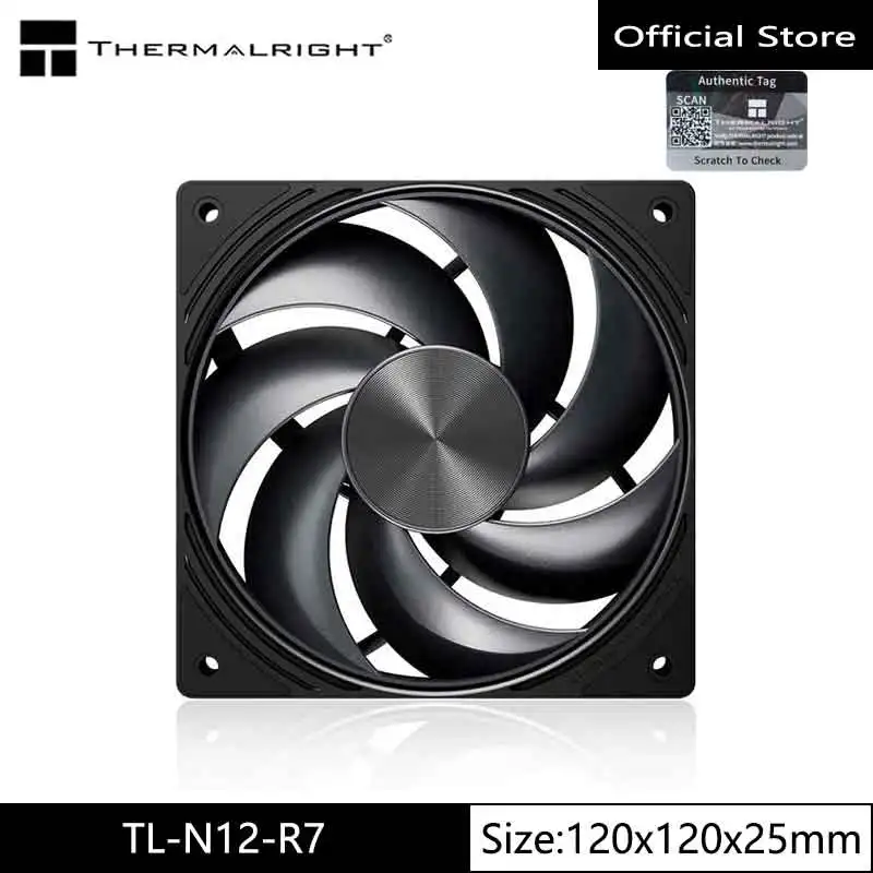 Thermalright TL-N12-R9/R7 12CM Computer case air cooling fan,120x120x25mm,LCP blade performance fan,Dual Ball Bearing