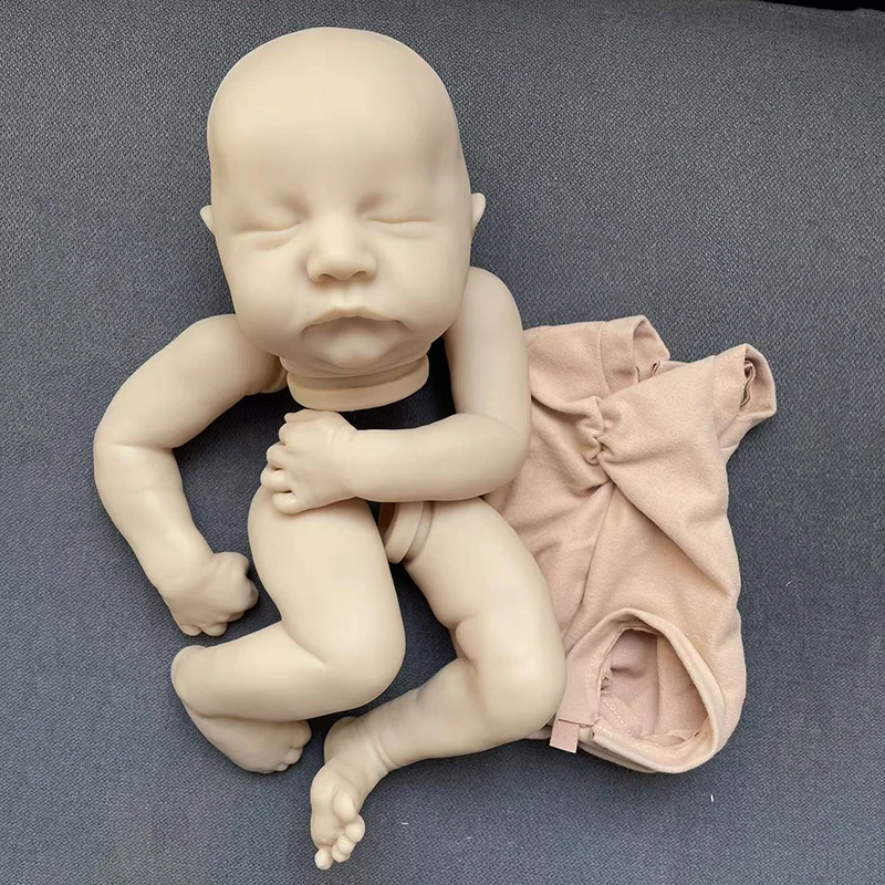 19Inch Levi Reborn Doll Kit Unfinished Unpainted Blank DIY Doll Parts Cloth Body Random eyes Collectible Art Doll view 4