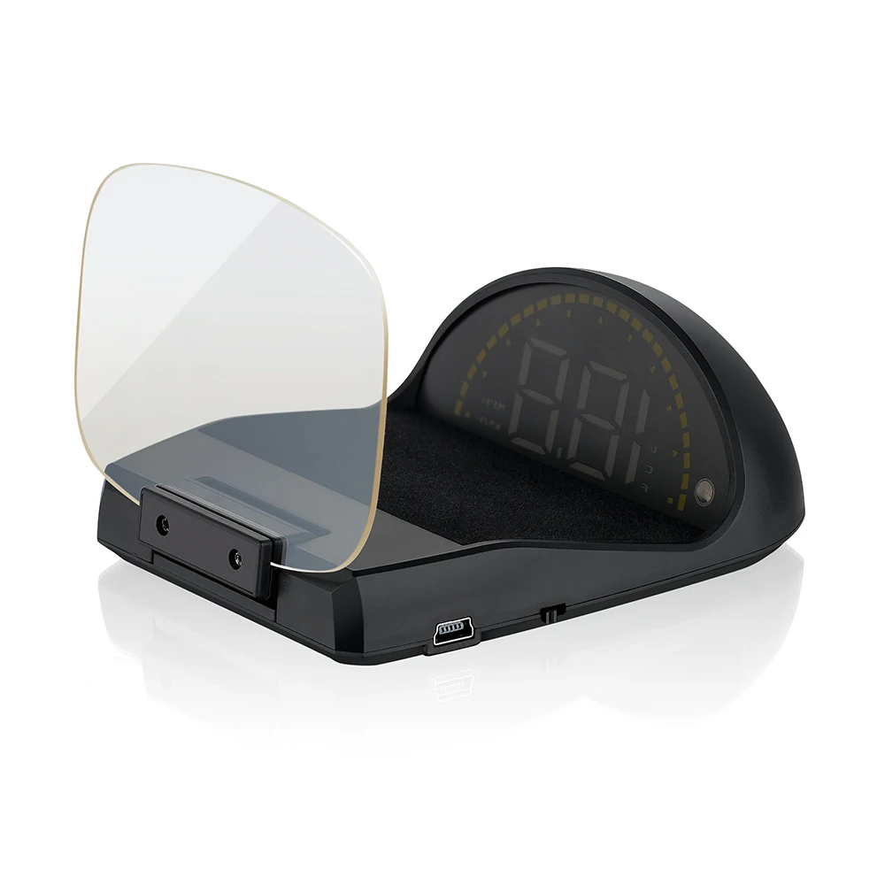 C700S Car GPS Head-Up Display with OBD2 3-inch LED Screen 1 Year Warranty for Universal Vehicle Speed Display