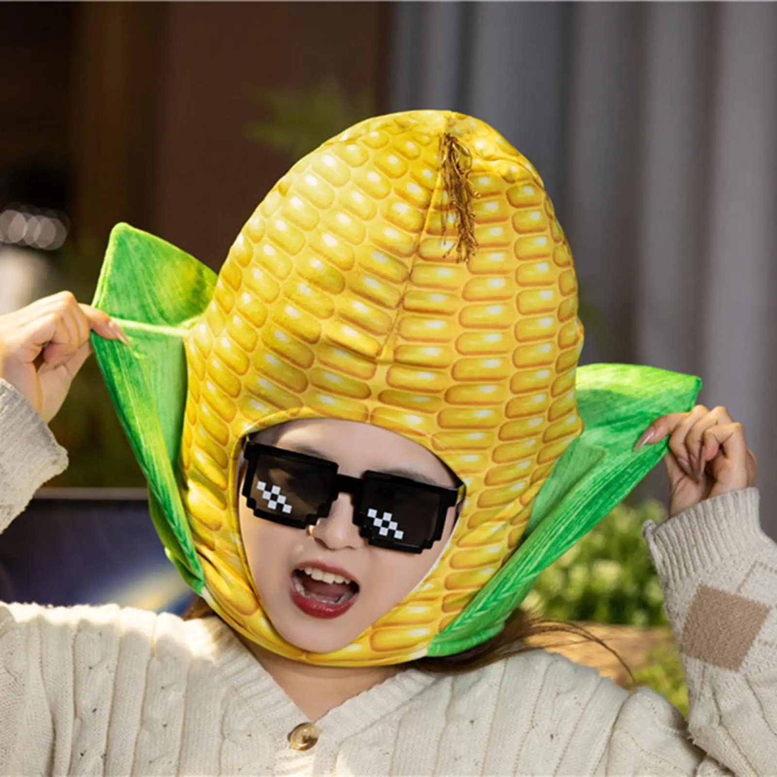 Corn Headgear Headwear Headdress Fancy Dress Cute Cosplay Role Play Costume Hat