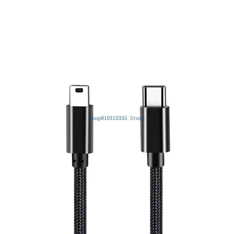 Type-C to Mini USB Power Supply Cord Support Quick for Driving Recorders