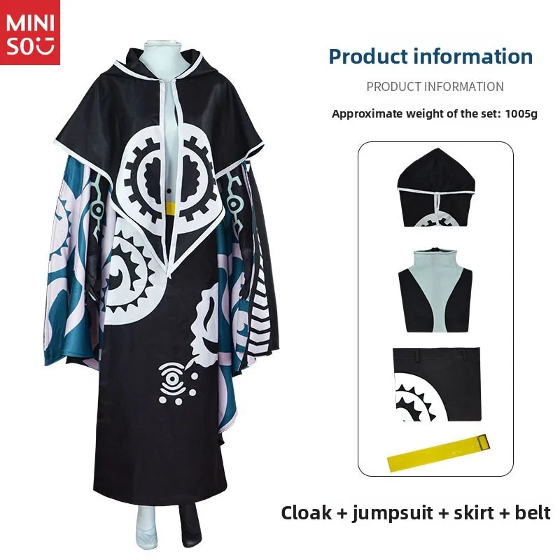   مجموعة أزياء Legend of Zelda Twilight Princess Midna مكونة من 4 قطع، زي نسائي كامل