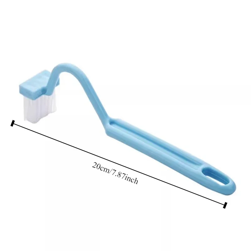 Hot Sale Bending Toilet Corner Cleaning Brush, Bending Handle Scrubber, Bathroom Accessories,  Home Shower Room Portable