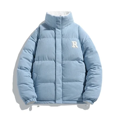 Reversible Winter Jacket Men Outdoor Thicken Men Winter Male Jacket Windbreaker Coat Oversized Fleece Men Down Jackets Overcoat