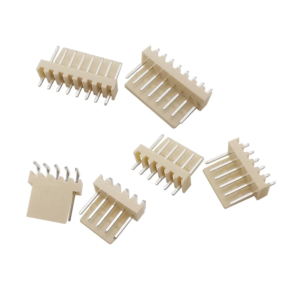 50Pcs KF2510 Connector 2.54mm Pitch 2P-10Pin Straight/Curved Female Socket Housing Male Plug Pin Header Crimp Terminals Adapter