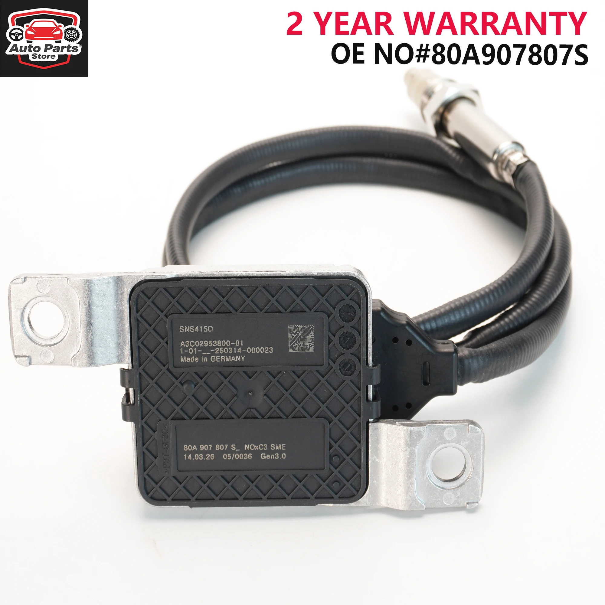 

High Quality 80A907807S NOx Sensor For Audi Q5 SQ5 2.0 TDI 2017-2024 Plug & Play Replacement Part