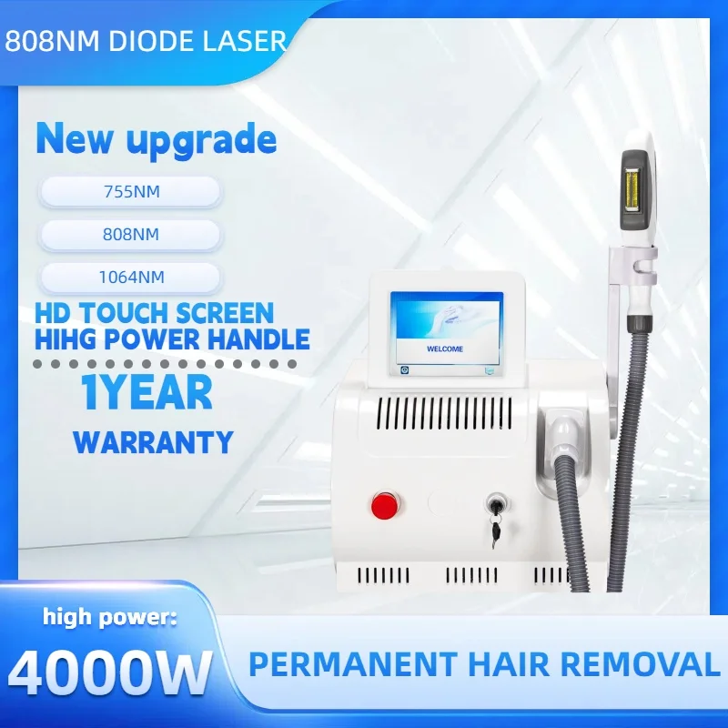 

Professional OPT IPL Laser Hair Removal Machine CE Certified Ice Cooling Quick Painless Permanent for Face Body Salon Home Use