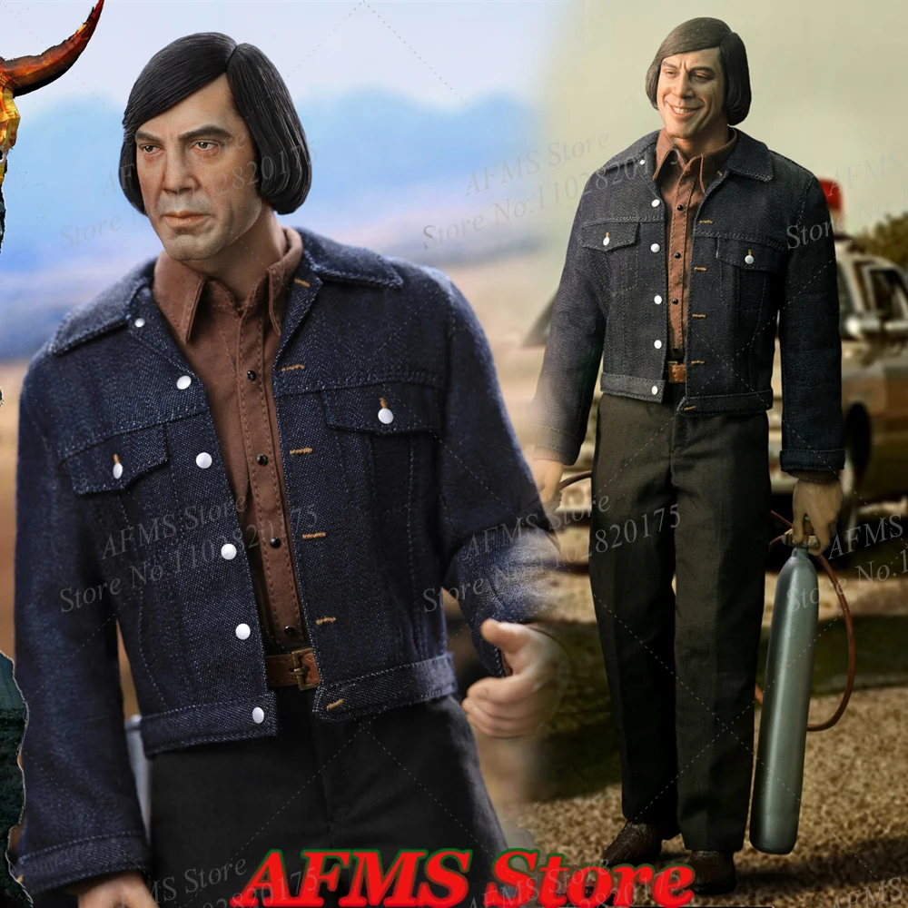 PRESENT TOYS PT-sp69 1/6 Scale Collectible Figure Killer Anton Chigurh Full Set 12Inch Men Soldier Action Figure Model