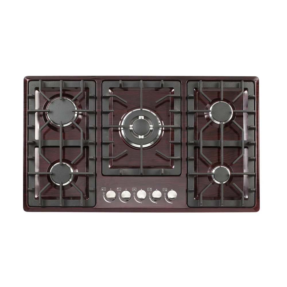 900 mm gas burners stoves Easy to operate Cook tops kitchen room Gas Stove Easy cleaning cooker hob