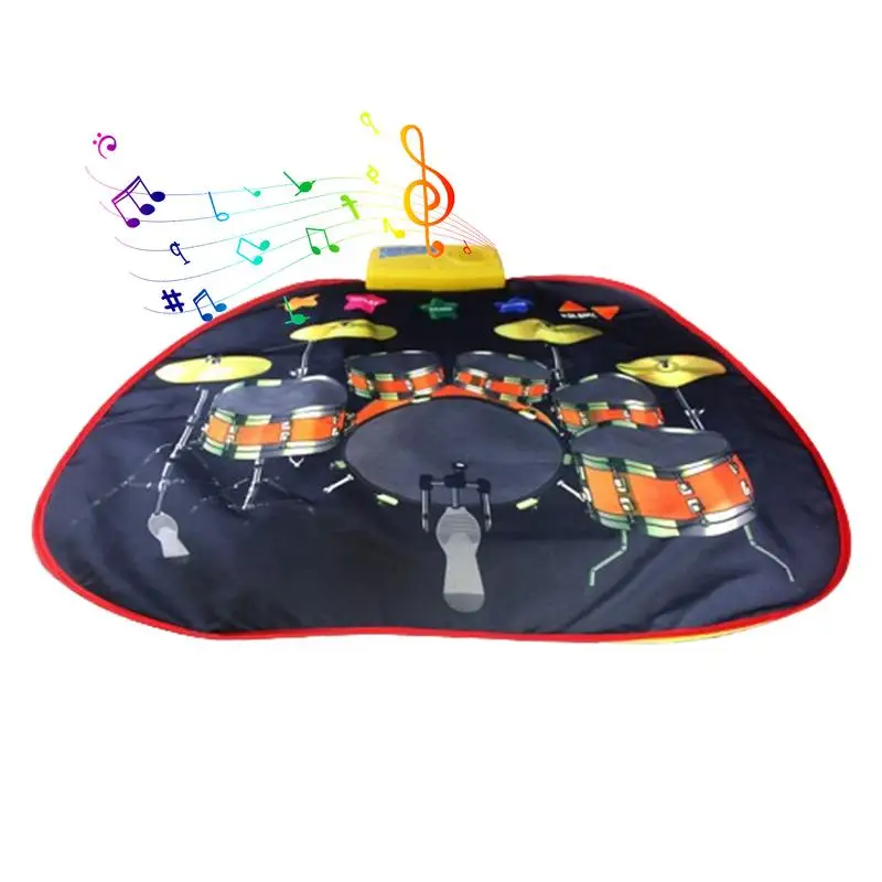 

Baby Play Mat Music Sensory Activity Gym Play Mat Drum Mat Educational Toys Musical Instrument Toy For Visual Auditory Tactile