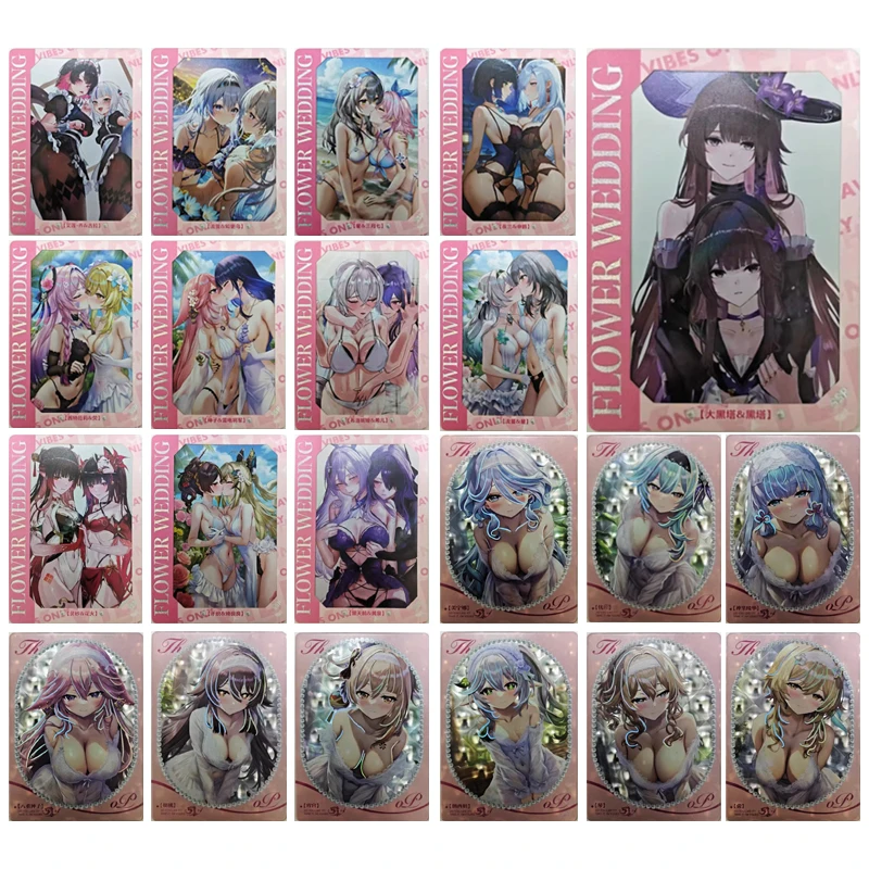

Japanese Anime Goddess Story Furina Kamisato Ayaka Yoimiya Nahida Collector's Cards Christmas Birthday Gift Children's Toys
