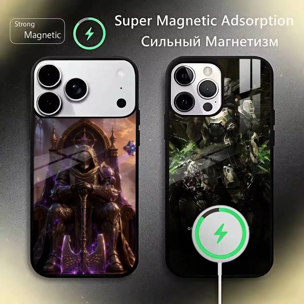 Cool D-Destiny game Phone Case For iPhone17,16,15,14,13,12,11 Plus,Pro,Max Magnetic with Wireless Charging