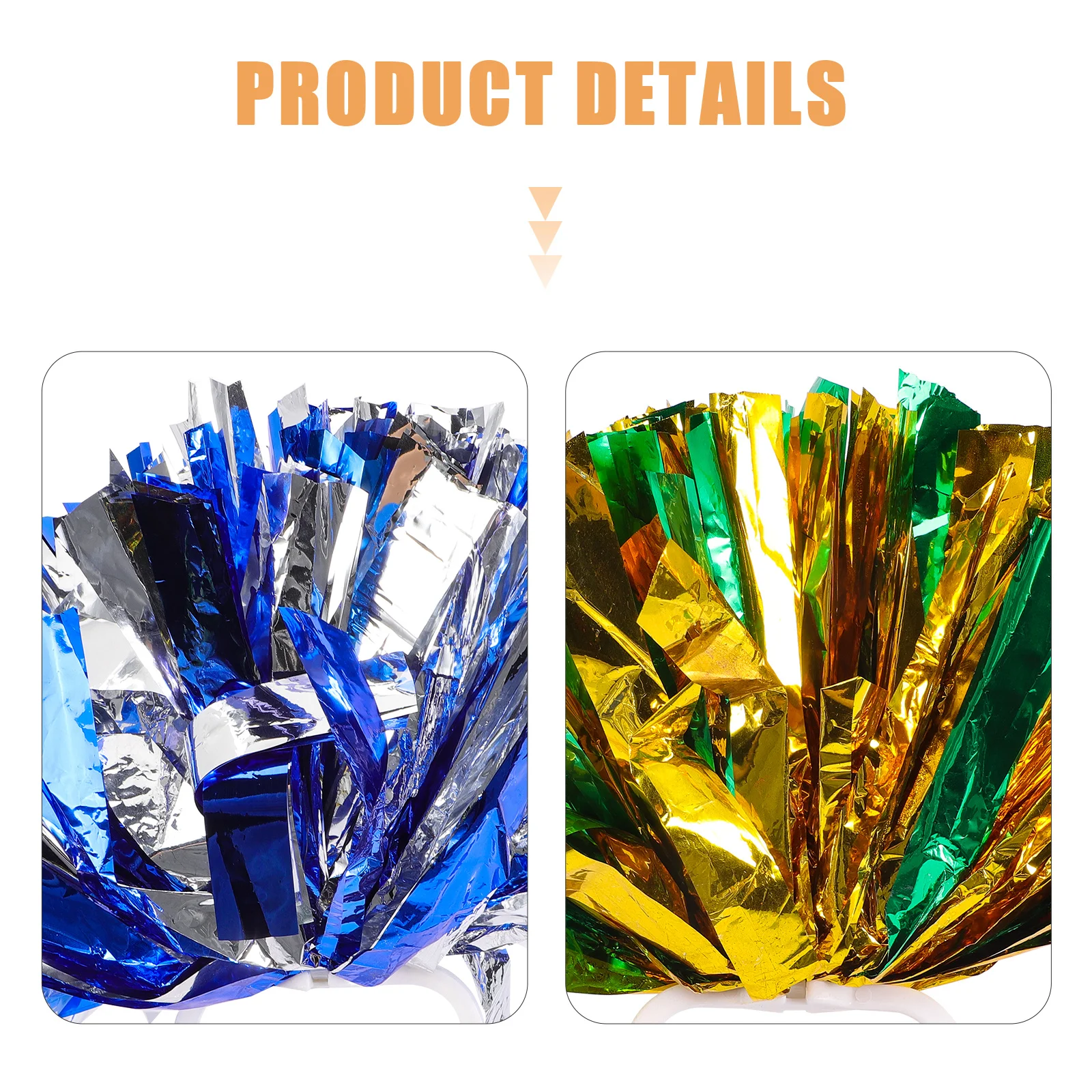 

4 шт., помпоны для аэробики с цветами и ручкой, принадлежности для аплодисментов, привлекательный дизайн, идеальные помпоны для спортивных мероприятий