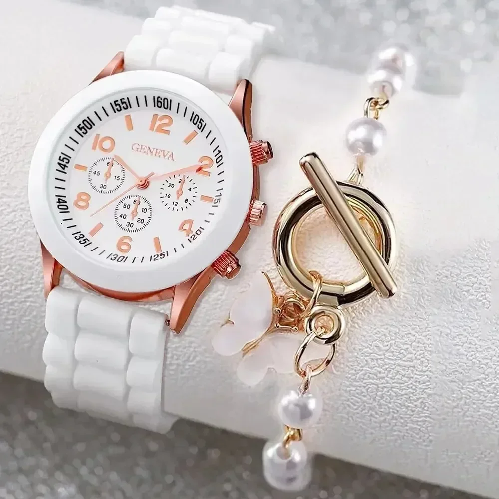 2 Pack Women's Watches Luxury Fashion Women's Quartz Watch, Elegant and Stylish, with Adjustable Dial and Versatile Design