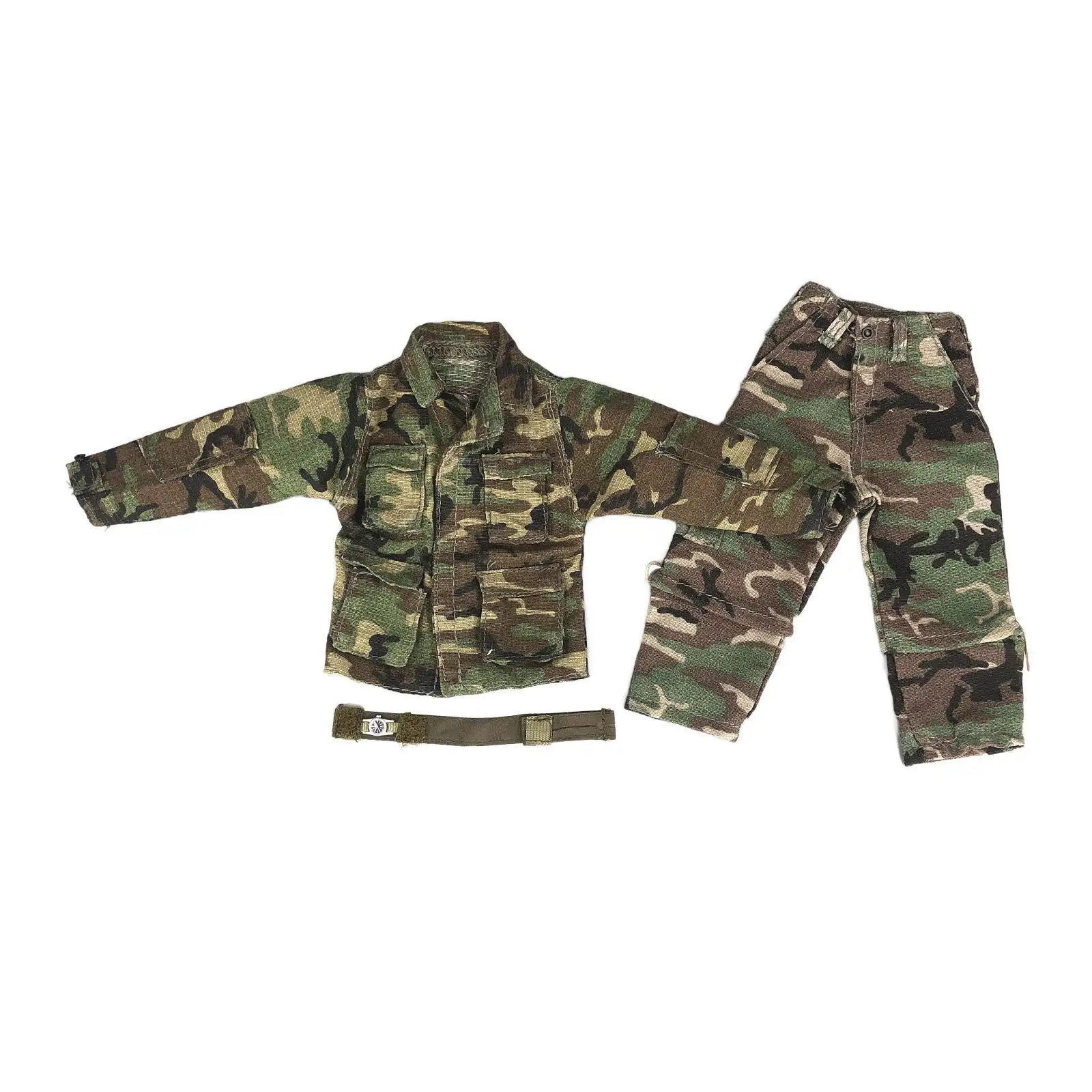 

3 Pieces 1/6 Uniform Full Set Outfit Costume Handmade Doll Clothes for 12 inch