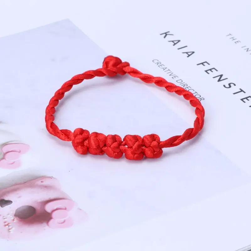 Kabbalah Red String Braided Bracelet for Protection Good Luck Wristband Bracelet Against Eye Jewelry Gift for Women Men