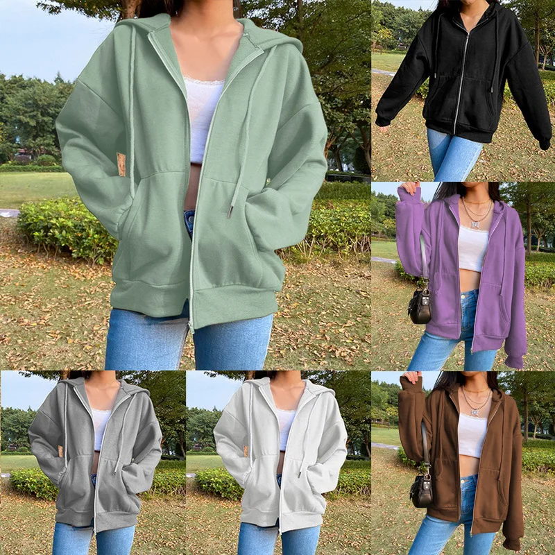 New Women Winter Fleece Hoody Jackets Top Quality Windproof Jackets Outdoor Thick Fabric Jogging Jacket