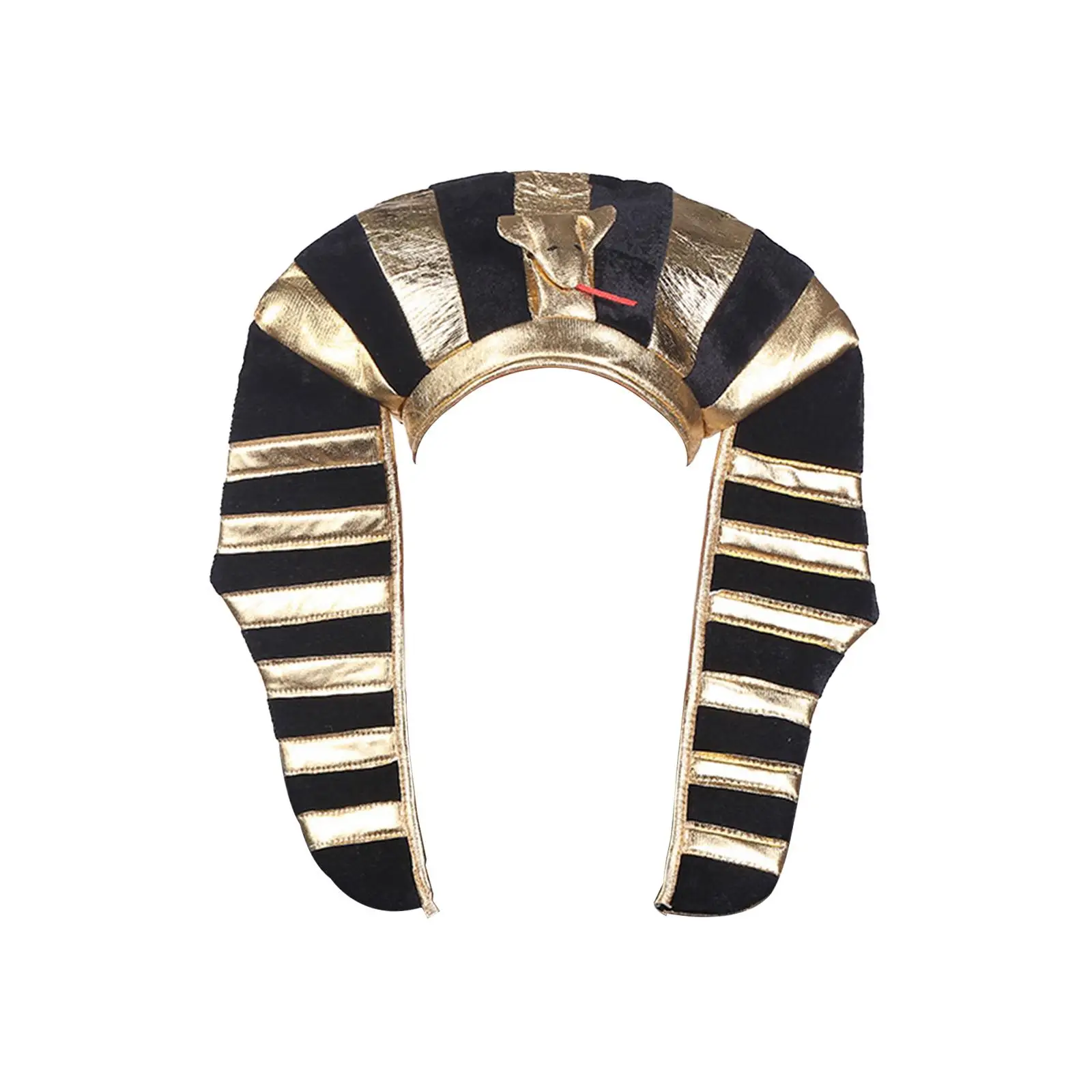 Halloween Costume Party Supplies Unisex Pharaoh Headdress Egyptian Pharaoh Hat for Club Women Men Festivals Masquerade Event