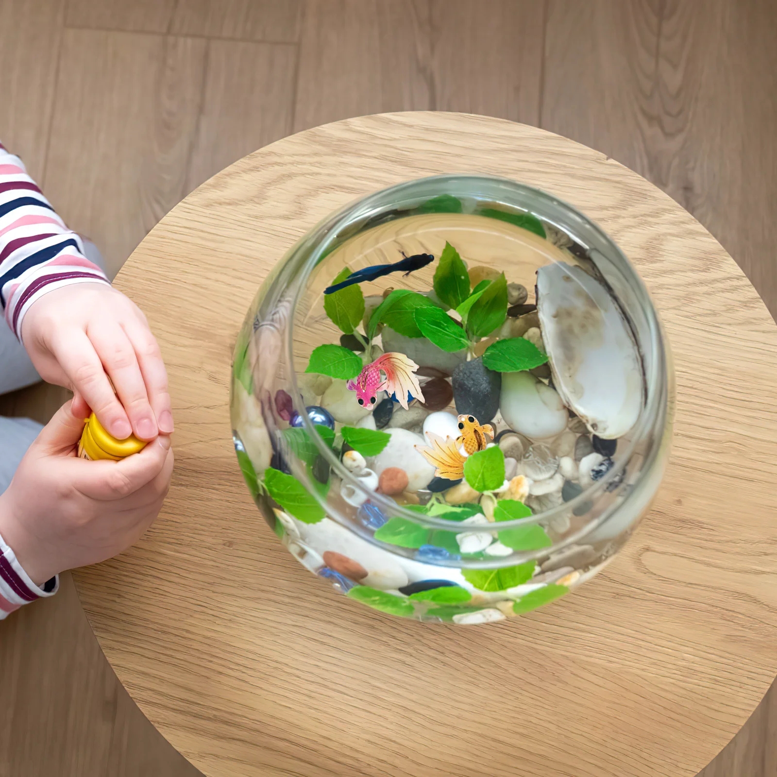 

15Pcs Goldfish Decoration Simulated Lifelike Mini Fish Adornment for Home Garden Desk Patio Micro Landscape Decor