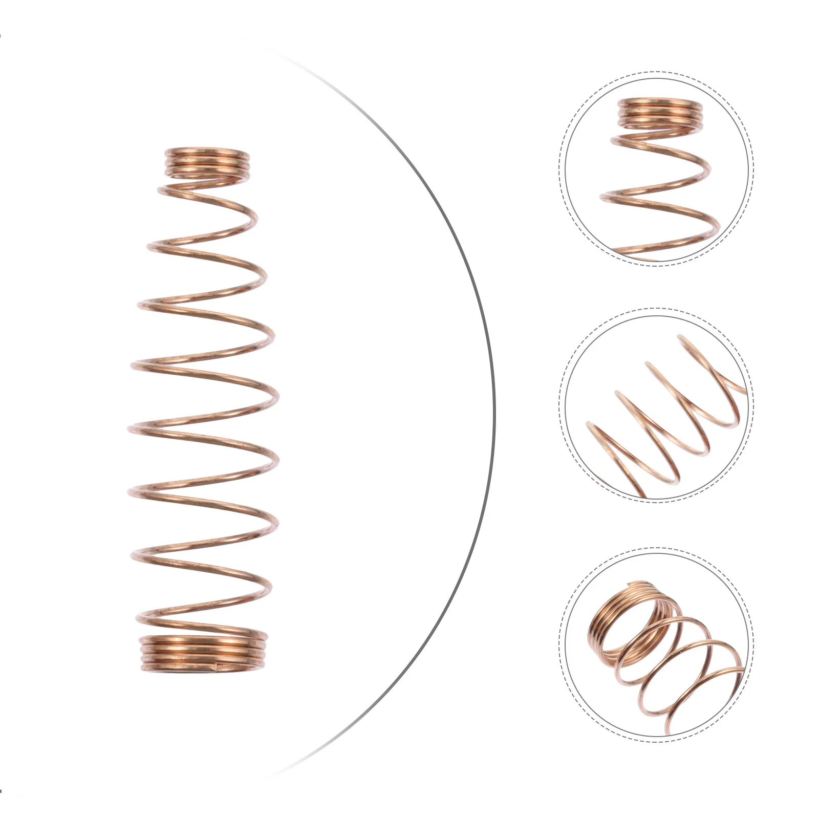 

180Pcs Piano Coil Spring Brass Material Small Exquisite Replacement Parts Durable Tuning Repair Tool Piano Coil Spring