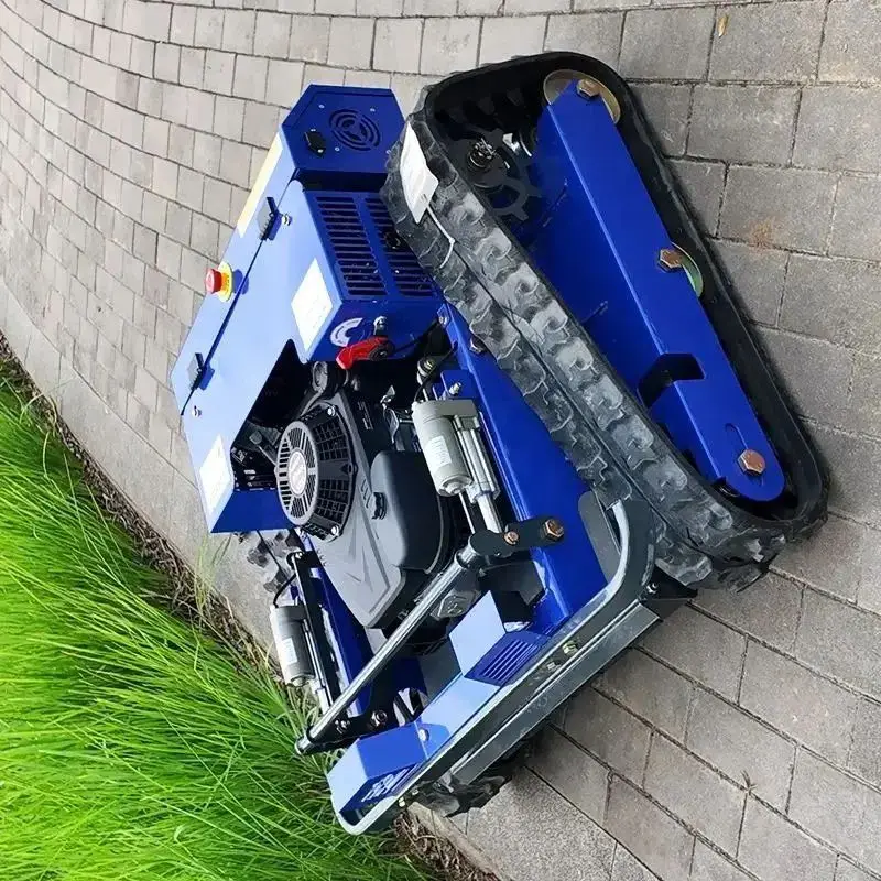 

Customized Cheap Wholesale Automatic zero Turn Crawler Grass Cutter Remote Control Lawn Mower for Garden