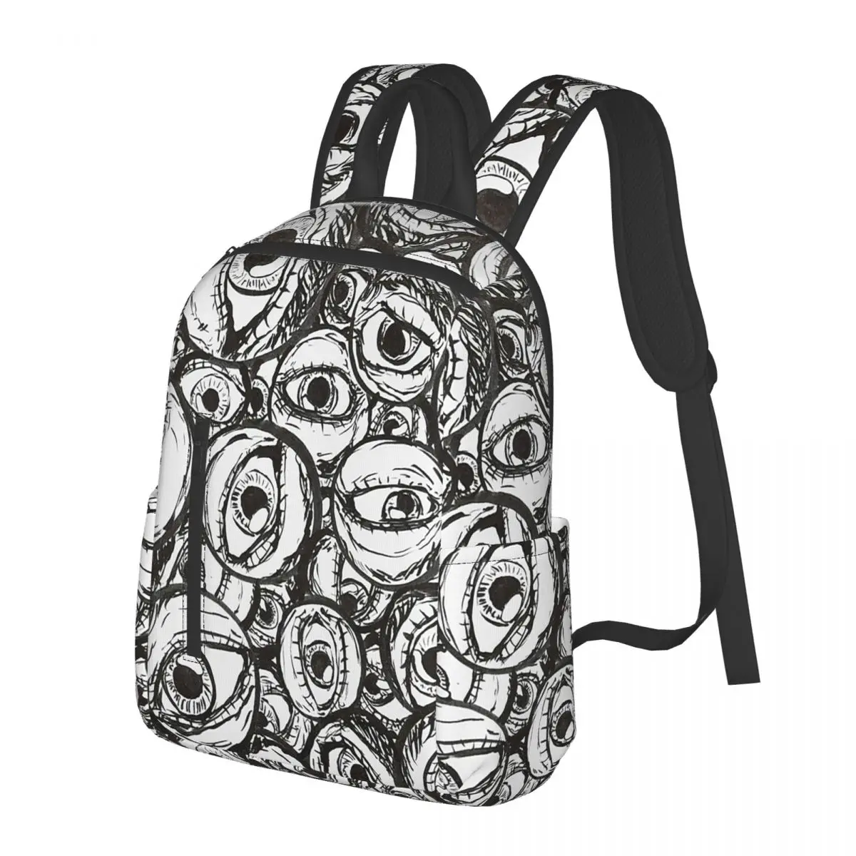 

Abstract Eye Horror Art Sketch Student Backpack School Bag Hiking Travel Daypack for Boys Girls Bookbag Shoulder Bags