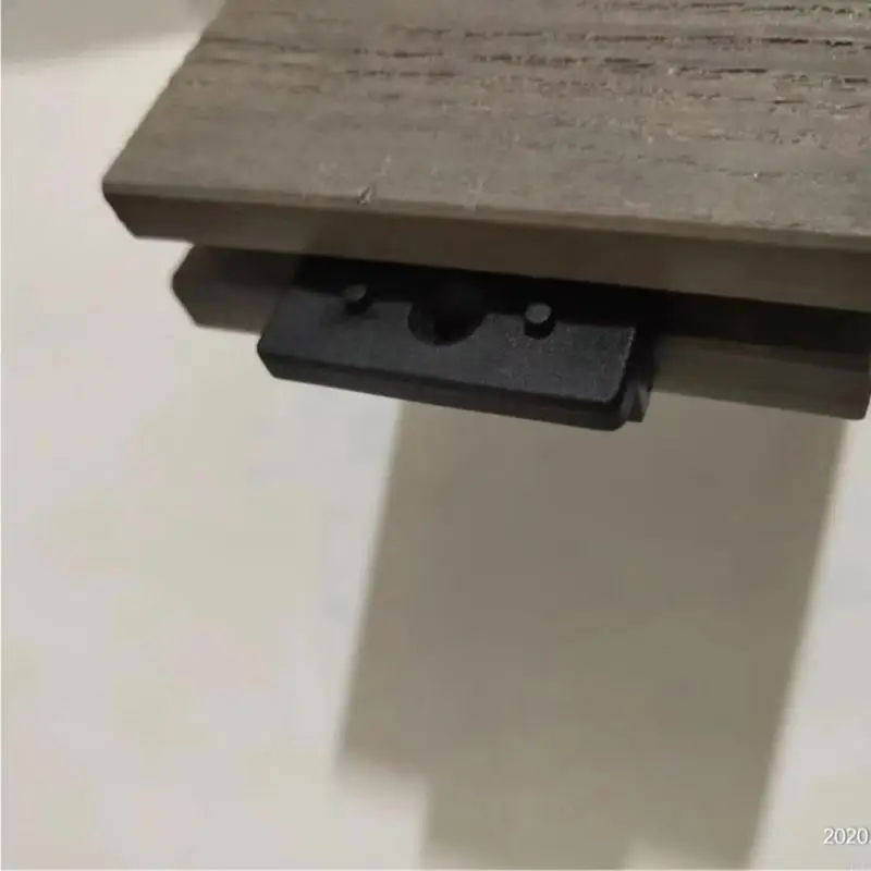 581e 100pocies pratici clip da 6 mm a clip robusti fissaggio in plastica per terrazze a bordo del ponte comprende viti e