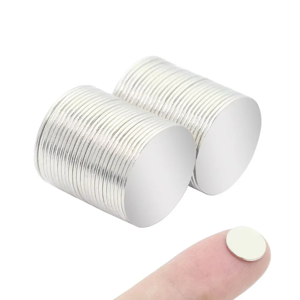 10x1mm Super Strong Neodymium Disc Magnets Powerful Round Fridge Magnets for DIY Craft Scientific Experiment Building and Off