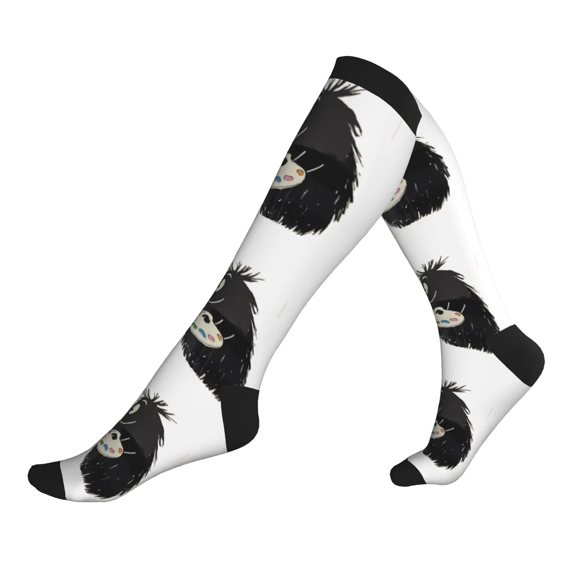 Barbapapa Cartoon Anime Dress Socks Men Women Warm Funny Novelty  Sports Compression Socks