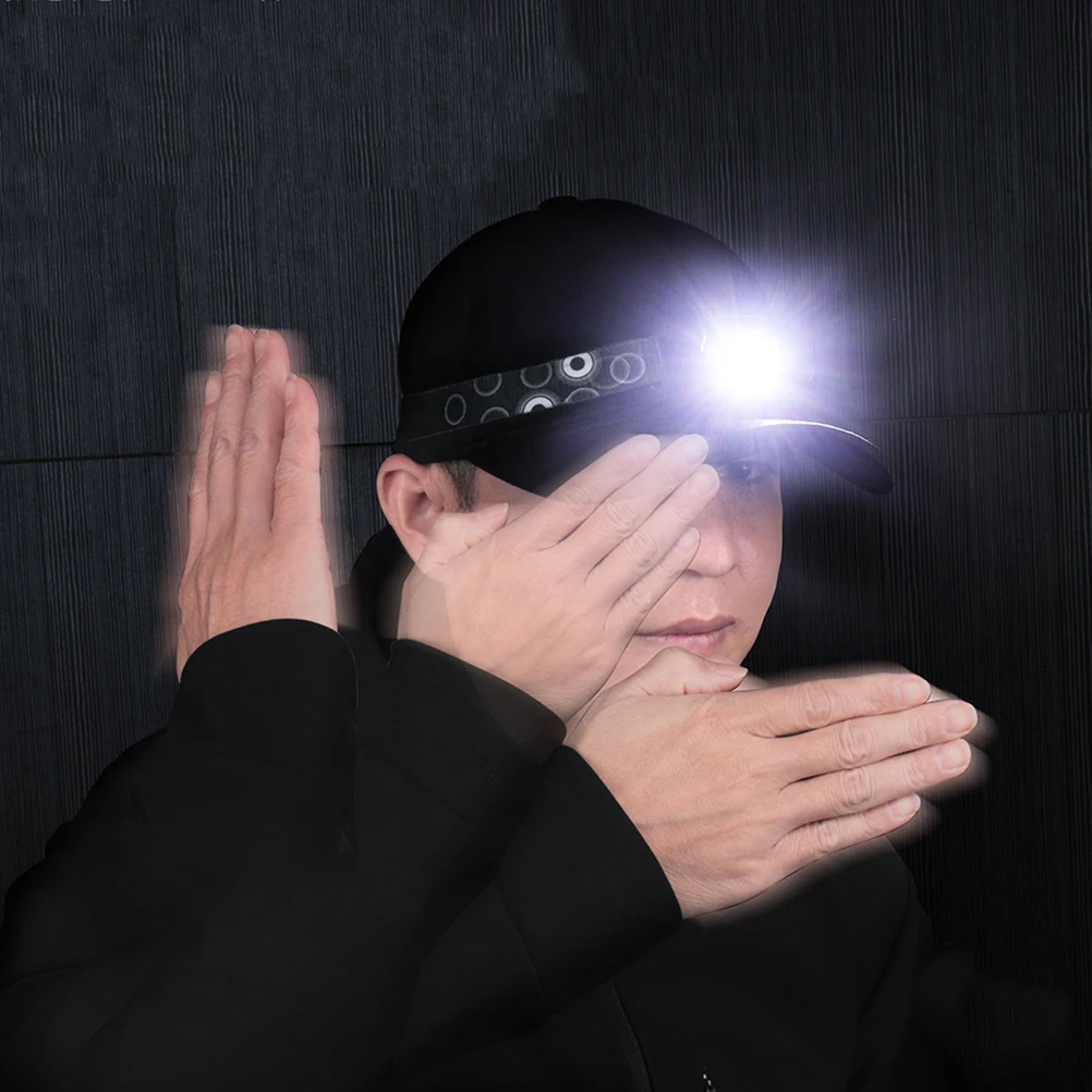 

1Set Portable LED Headlamp Rechargeable Headband Light Large Coverage Soft Light Adjustable Length USB Charging for Outdoor