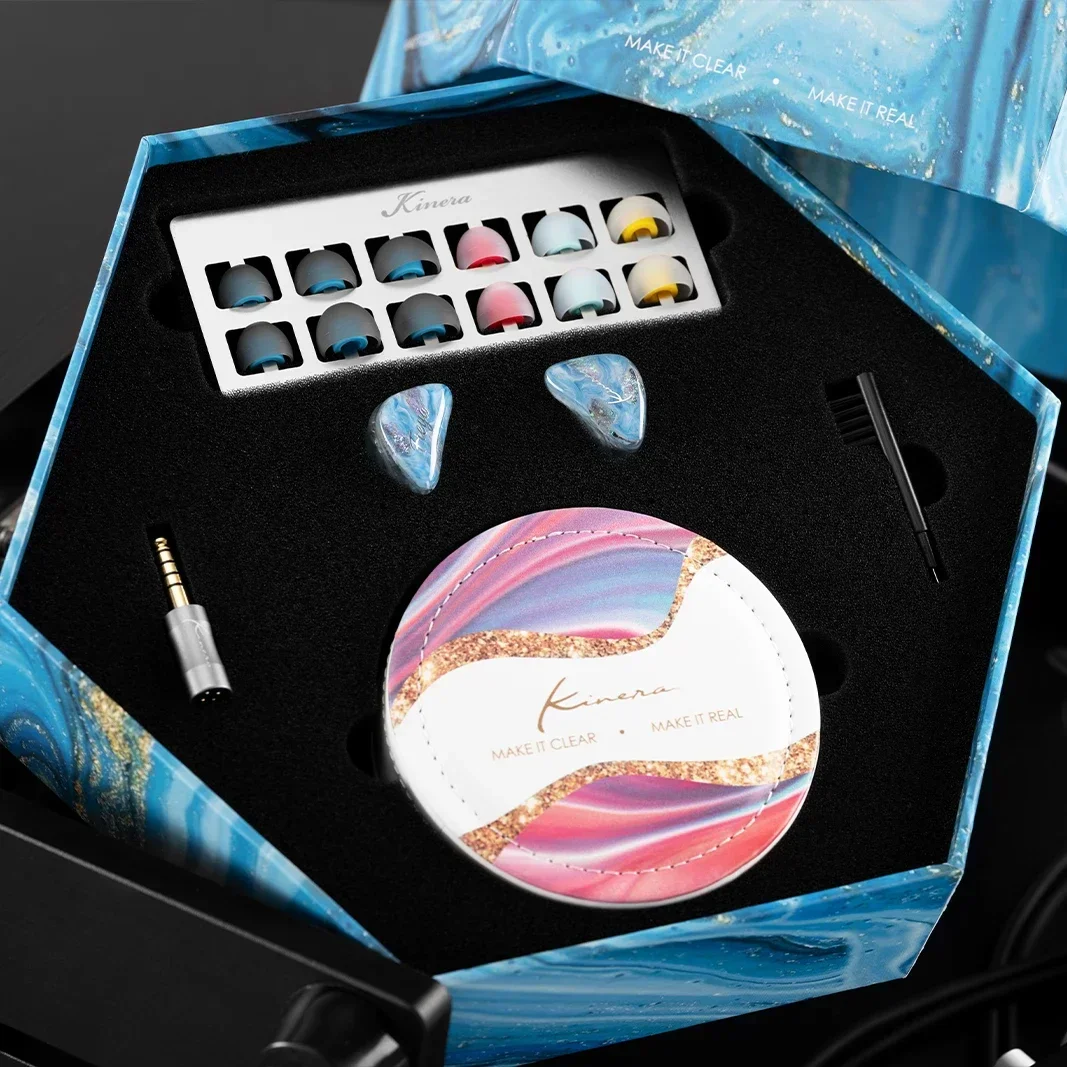 Новые наушники-вкладыши Kinera Freya 2.0 7 мм DD + 3 Knowles BA с гибридным драйвером IEMs с 2-контактным разъемом 0,78 мм, съемным кабелем для наушников