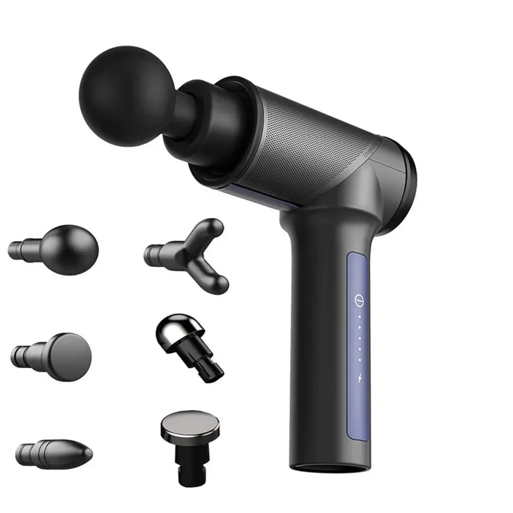 

New K6 Massage Gun Deep Tissue Massager Mini Muscle Massage Gun Ultra Quiet Muscle Soothing Massager 5 Speed