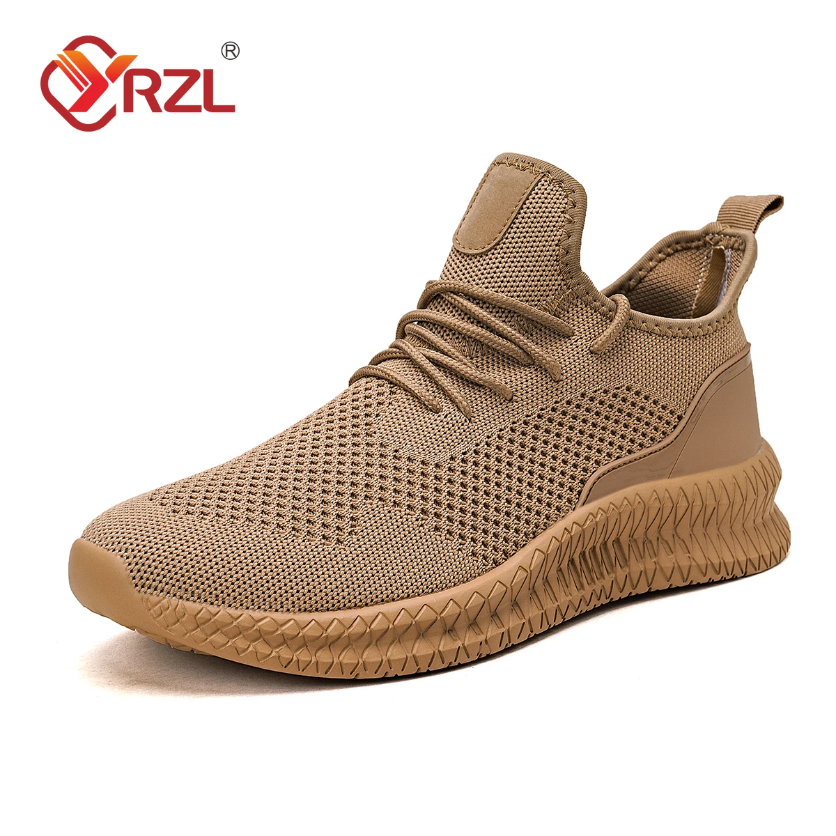 

YRZL Men's Sneakers Fashion Trainer Athletic Casual Shoe High Quality Breathable Soft Running Walking Tennis Outdoor Man Shoes