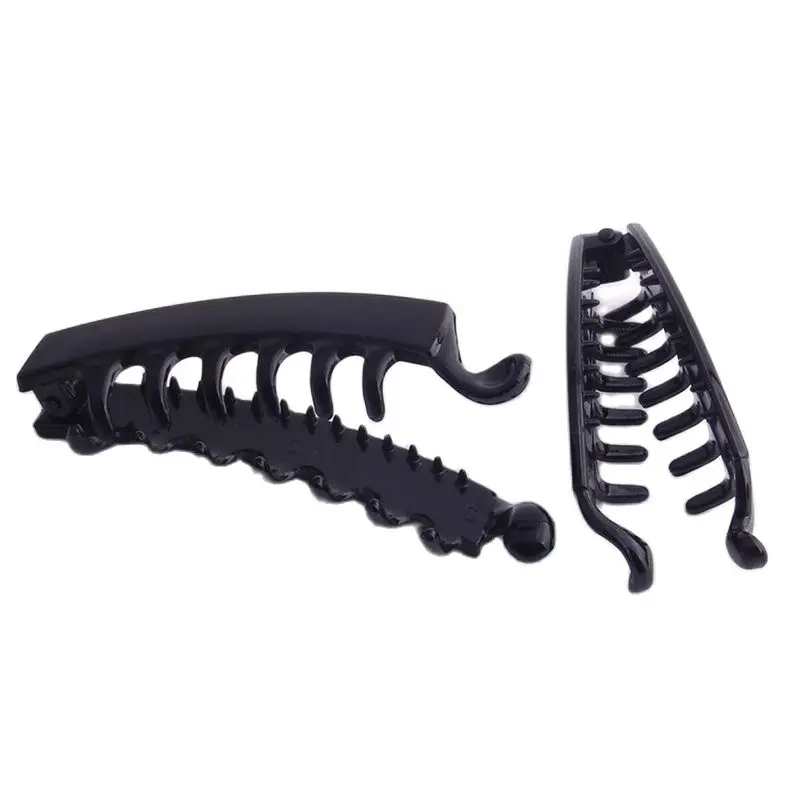 1 قطعة البلاستيك الشعر مخالب دبوس الشعر الموز مقاطع الشعر النساء دش الشعر مخالب ذيل حصان كليب موضة باريت غطاء الرأس 8/10/13 سنتيمتر