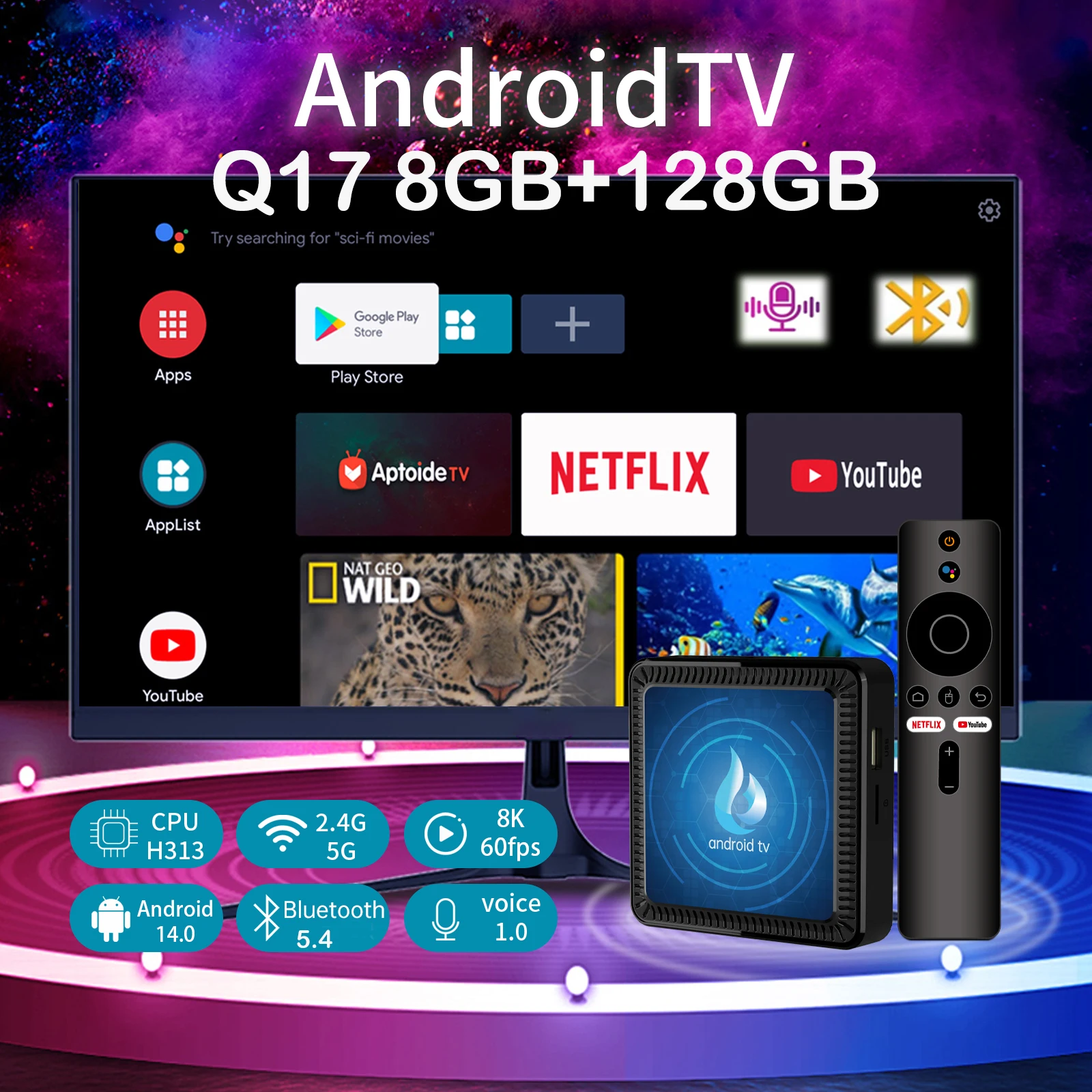 Q17 Smart Tv Box An… - image