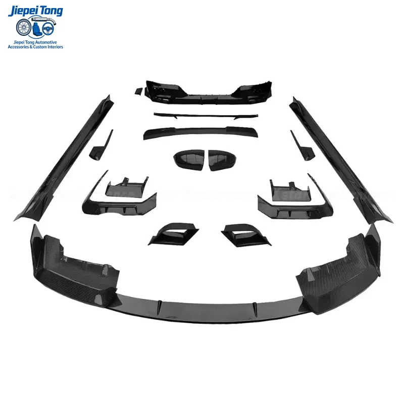 

Высококачественный комплект обвесов из сухого карбона в стиле MSY: задний диффузор, передний сплиттер, боковые пороги для BMW 7 серии I7 G70 2023-2024