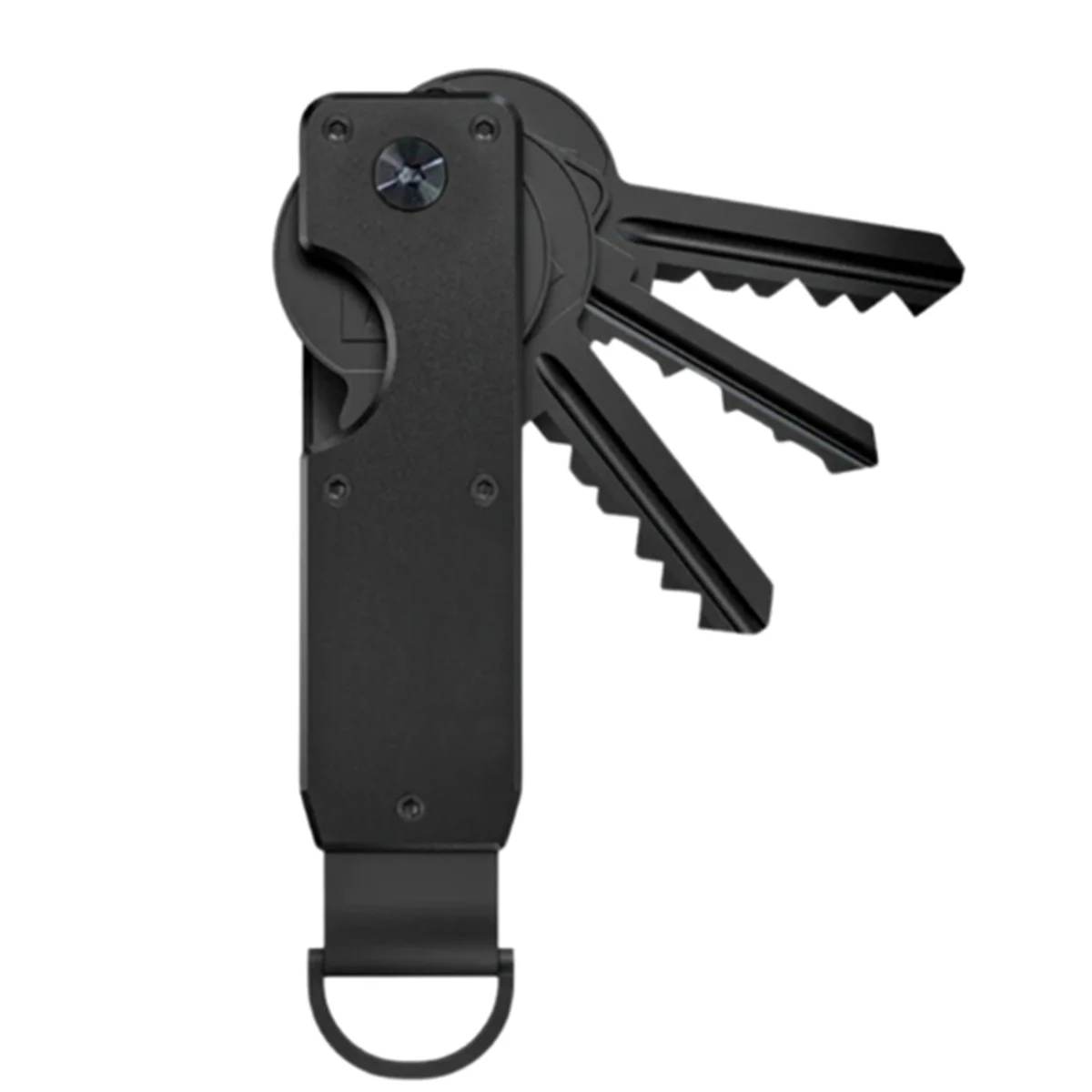 A002 Key Organizer Compact Holder Metal Key Chain Minimalist Key Case Holder for Hold Keys
