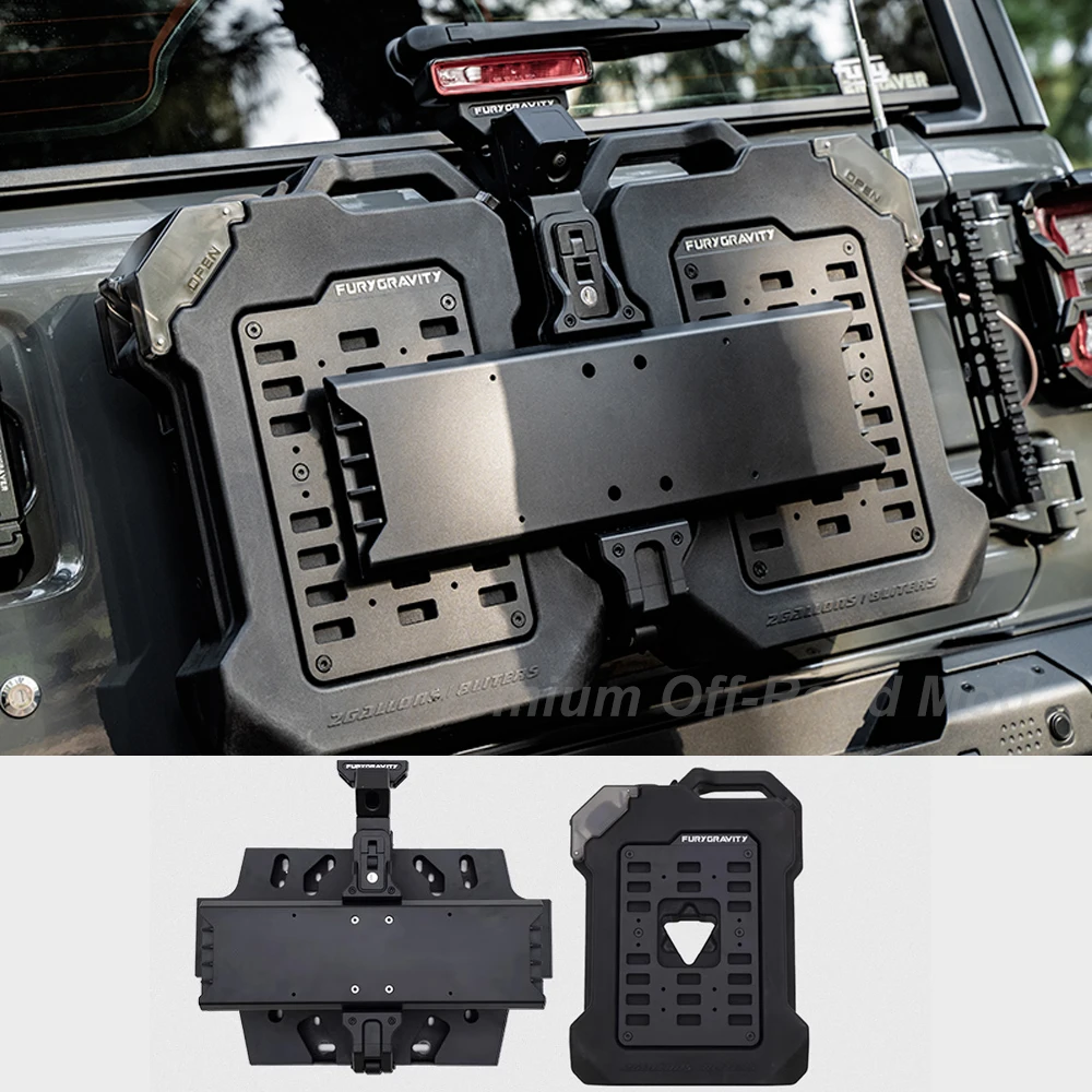 

For 2021-2025 Fury Wrangler Tailgate Modification Integrated Equipment for Defender Tank 300 Off-Road Universal Small Backpack