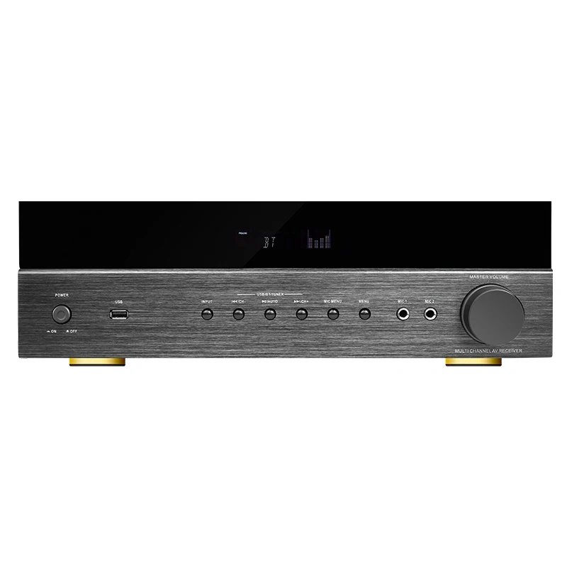 Hot Sale High Power AV Receiver 5.1ch Audio Home Theater Karaoke Amplifier System AV-6188HD