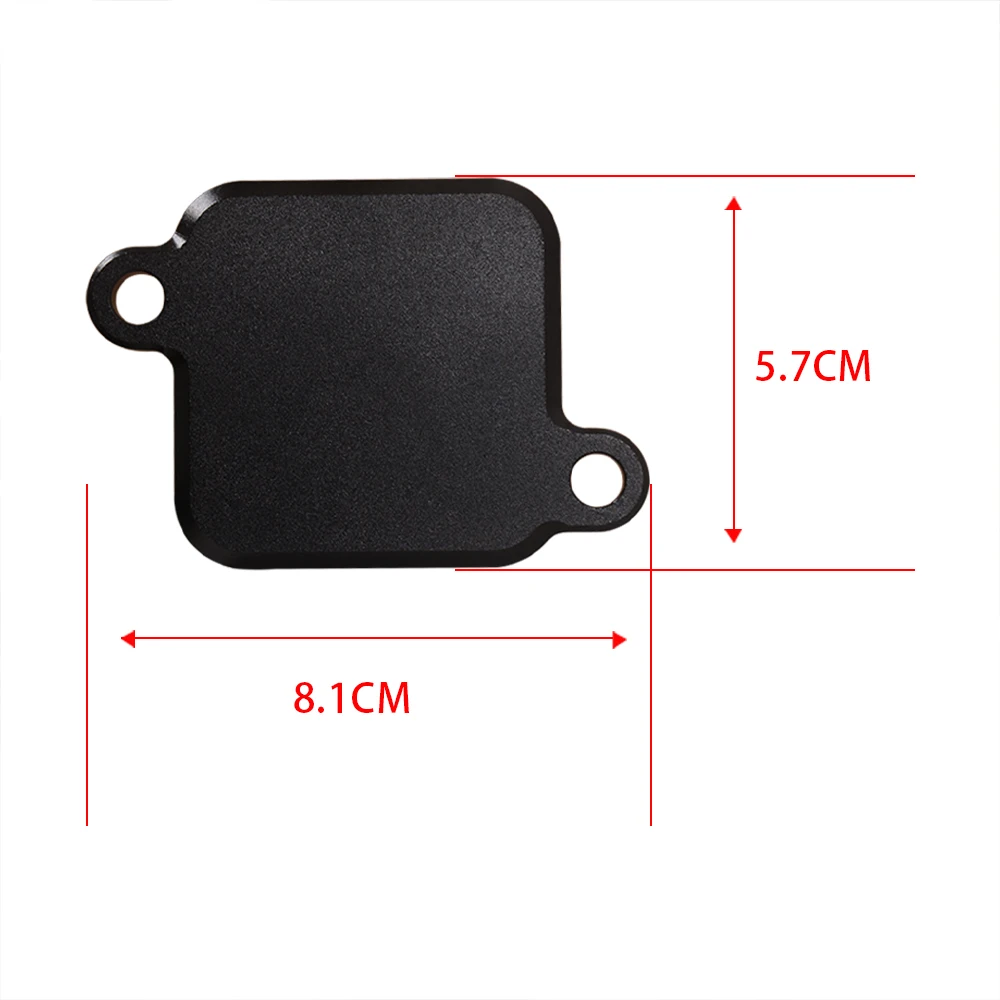 MOTO4U Motorcycle Accessories Smog Block Off Plates Cover For YAMAHA YZF R3 R25 2015 2016 2017 2018 2019 2020 2021