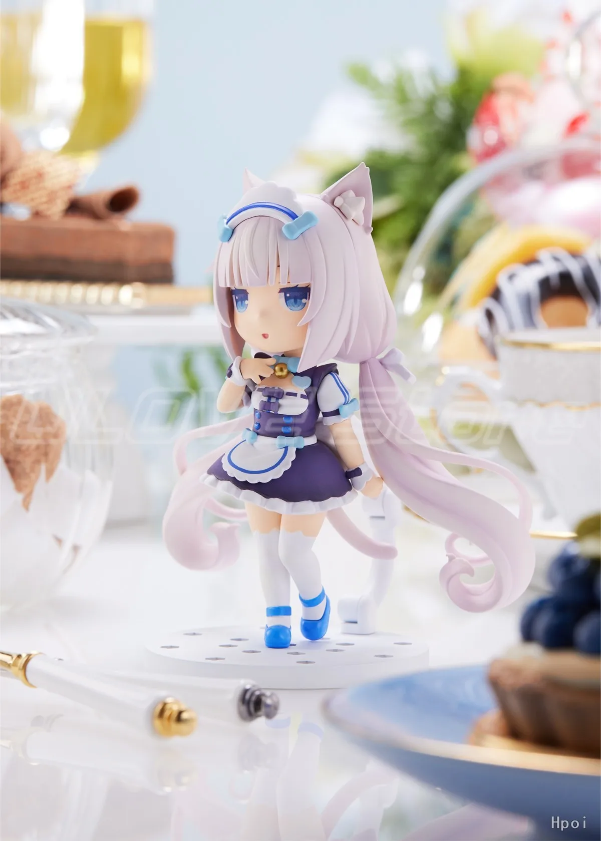 Op voorraad Originele PLUM Mini Figuur 100-serie NEKOPARA Vanille Animatie Figuur Model Collectie Cadeau Ornamenten