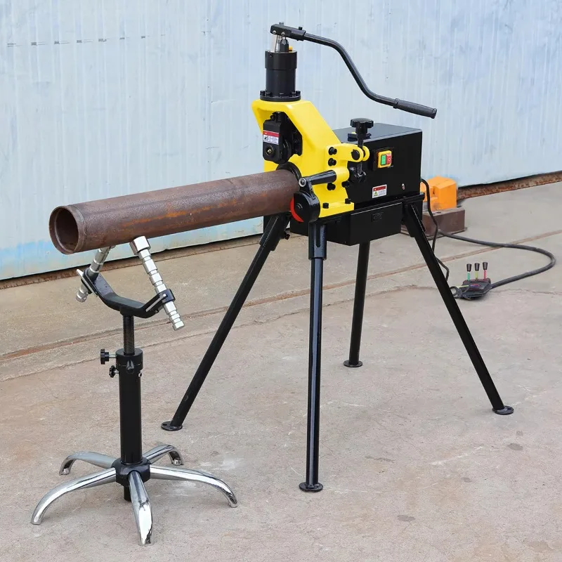 Sch 40 Steel 1 Inch To 8 Inch Pipe Groover Roll Grooving Machine Hydraulic Pump Source Factory, Supporting OEM/ODM