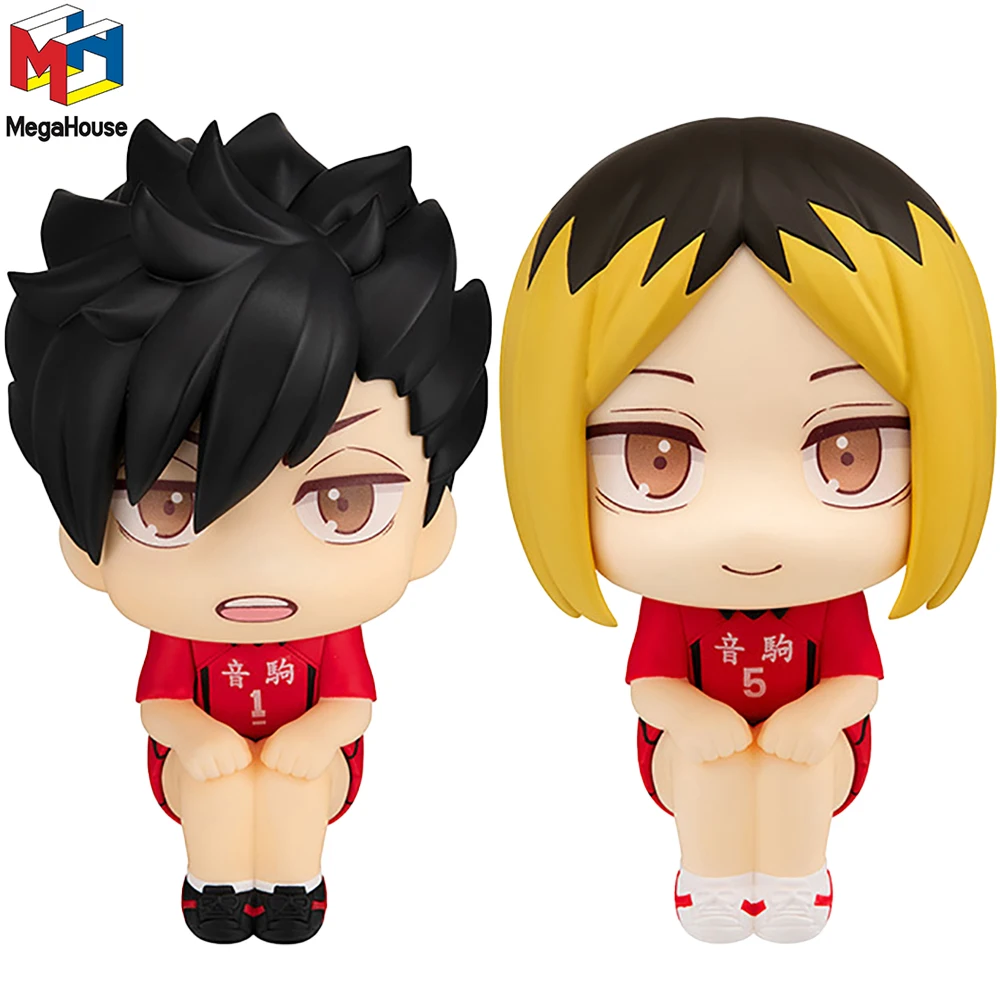 Megahouse Look Up HaiKyu!! Kuroo Tetsurou Kozume Kenma Uniform Ver. 11cm Kawaii Doll Collectible Anime Figure Model Toy Gift