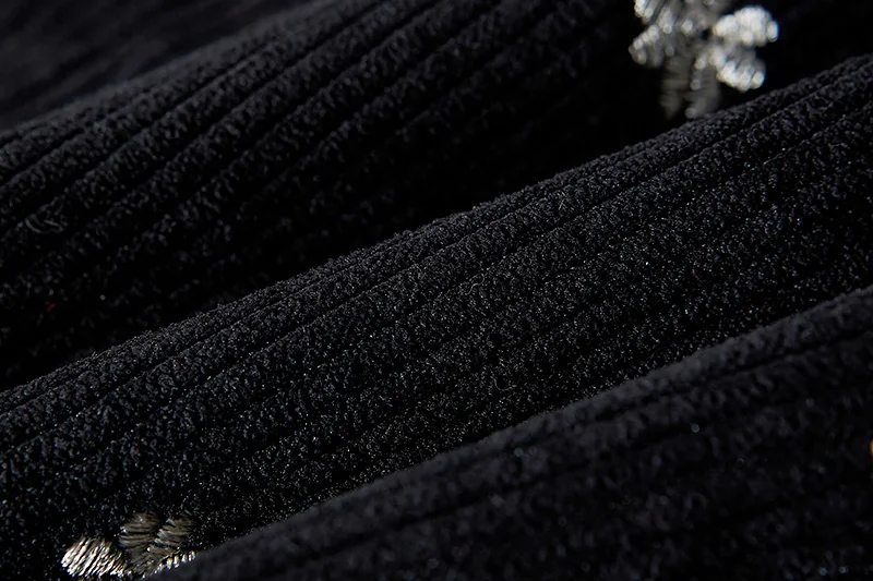 

Bla High Waist A-Line Skirt Floral Corduroy Women's Winter New Sle Commute Korean Version Slimming Skirts