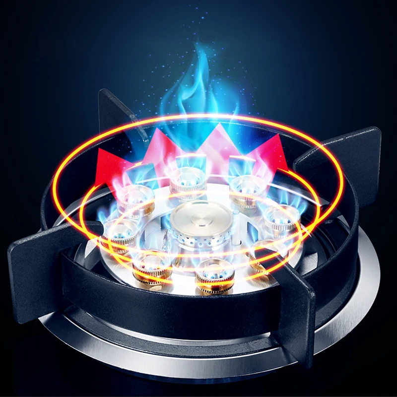 Hot Selling Low Price Gas Cooker LPG Smart Portable Gas Cooktops Glass Top Battery Single burner Gas Stove for Kitchen