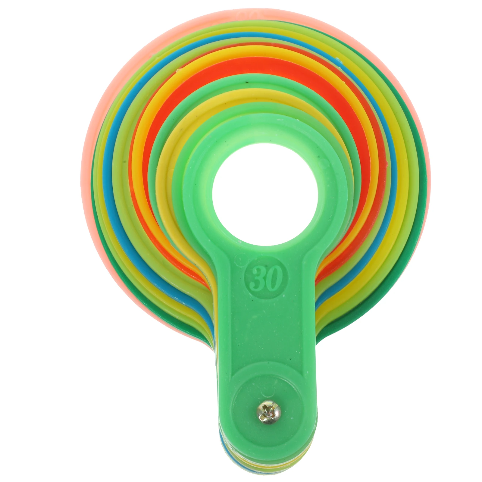 

Plastic Fruit Measuring Lap 30mm 90mm Diameter Tool Oranges Apples Peaches Citrus Pears Farm Market Grading Aid Circular Gauge